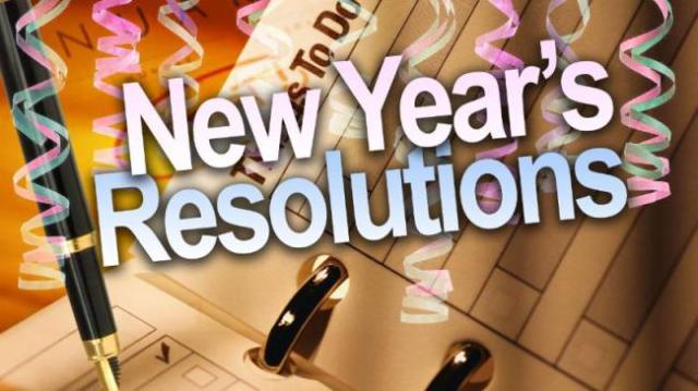 New Year's Resolutions planner